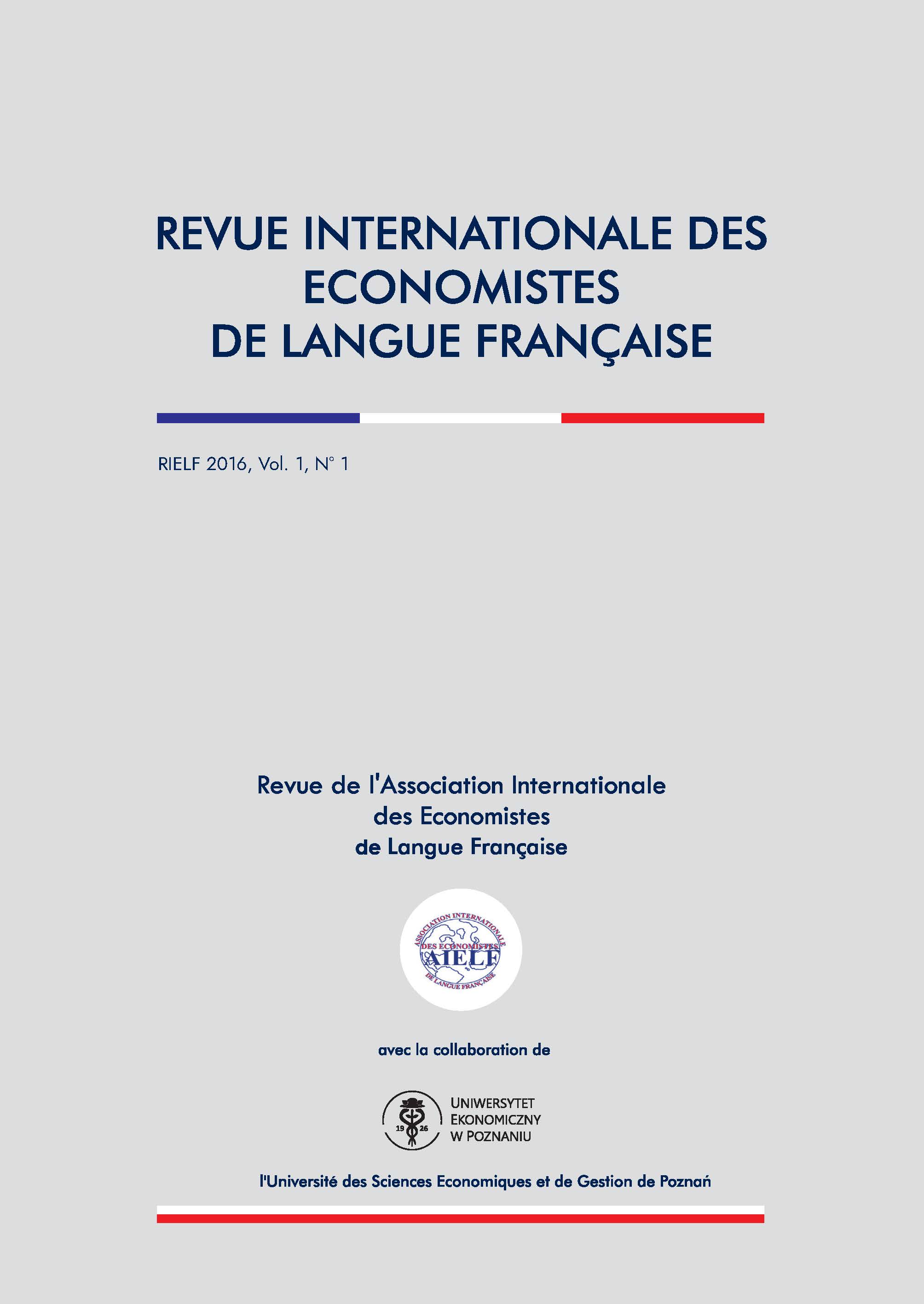 Afficher Vol. 1 No 1 (2016)